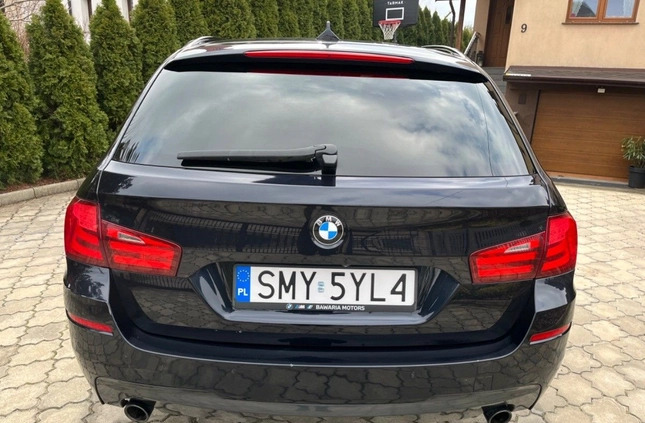 BMW Seria 5 cena 69999 przebieg: 199000, rok produkcji 2012 z Barczewo małe 596